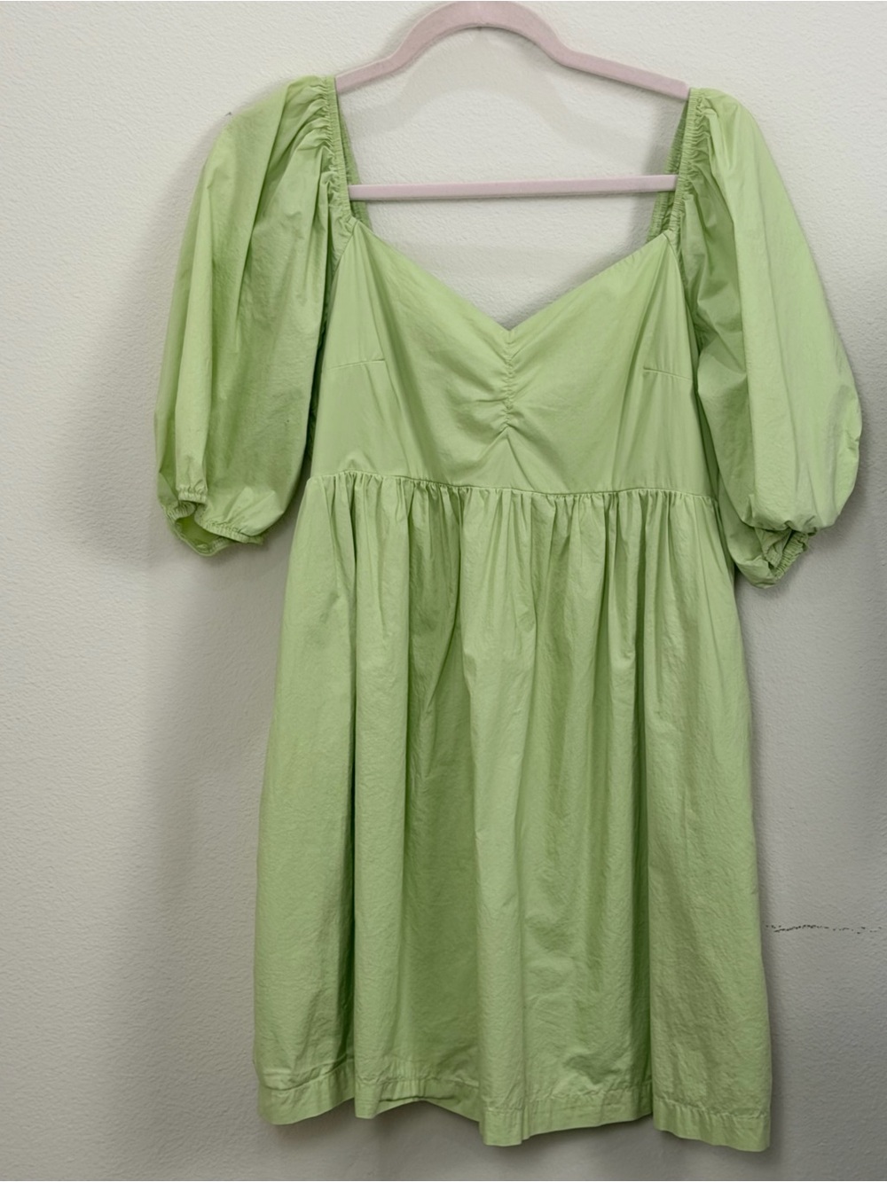 American Eagle Outfitters Light Mint Green Smocked Top